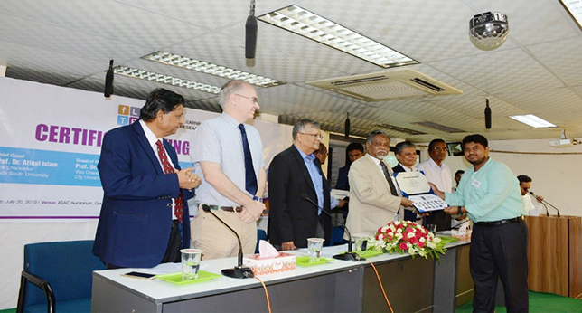 Participants Receiving Certificates