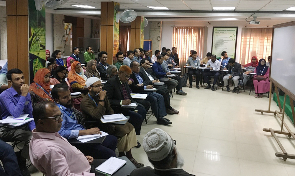 Participants on OBE based workshop